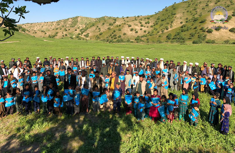  گشایش یک باب مکتب مسدود در ولایت بادغیس