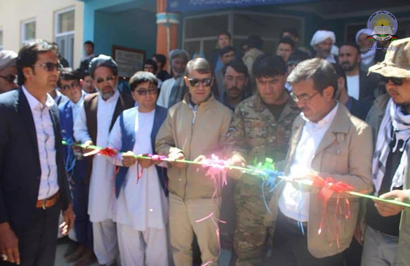 افتتاح تعمیر یک باب مکتب در ولایت دایکندی