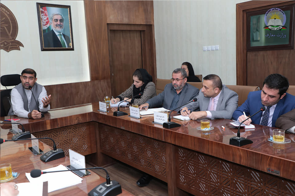 دیدار وزیر معارف با شورای سراسری جوانان کندهار