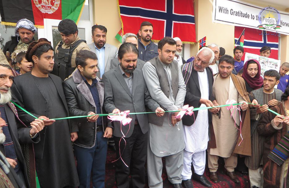 افتتاح تعمیر الحاقیه لیسه نسوان تکلی خانه ولایت فاریاب