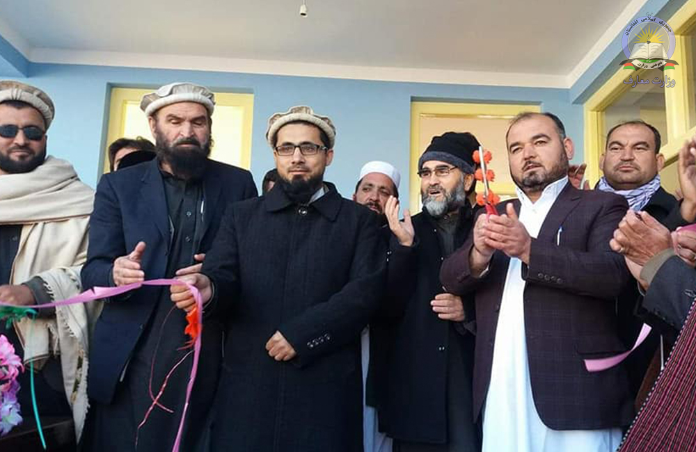 افتتاح تعمیر یک باب مکتب در ولایت تخار 