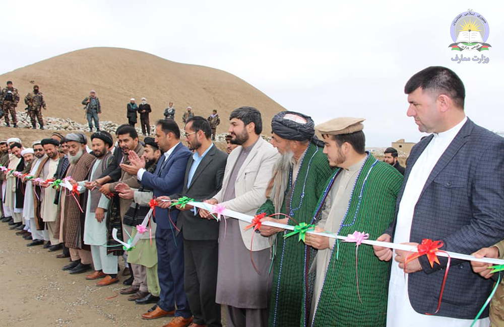 سنگ تهداب تعمیر یک باب مکتب در ولایت تخار گذاشته شد