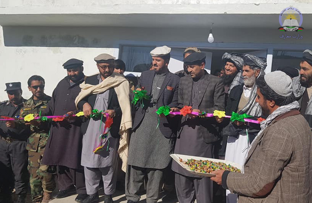 د شاوخوا ۷ میلیونه افغانیو په لګښت د بیان خېلو نجونو ښوونځي ته ودانۍ جوړه شوه