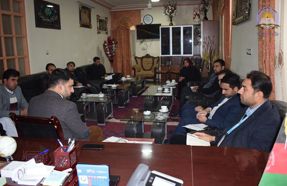 تدویر جلسه موسسات همکار در بخش تعلیم و تربیه در حال اضطرار معارف هرات
