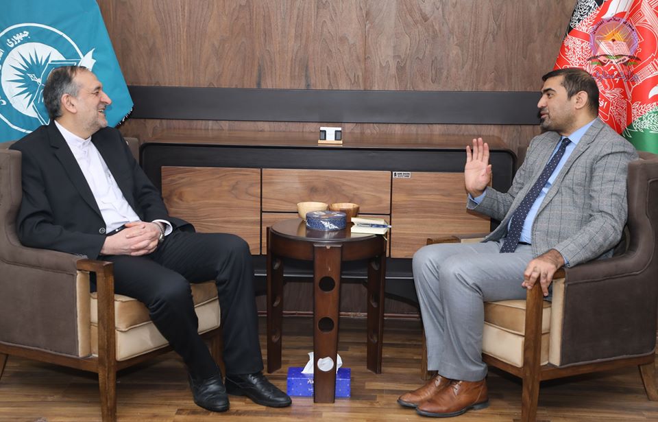 ملاقات تعارفی وزیر معارف با بهادر امینیان سفیر جدید ایران در افغانستان