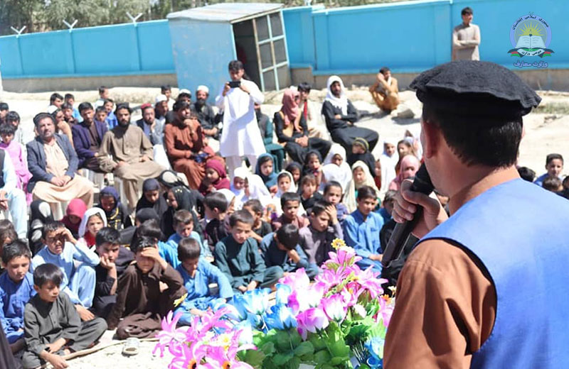 د پکتیا په ولایت کې دیو لومړنۍ  ښوونځي نوي ودانۍ ګټې اخیستنې ته و سپارل شوه 