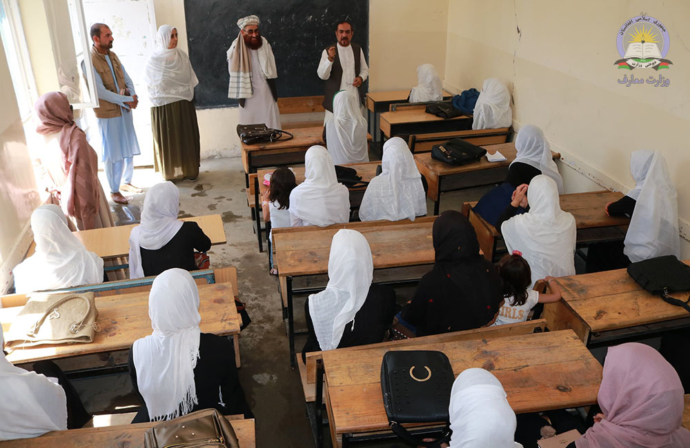  په کنړ ولایت  کې د شانتي رضاکاري موسسې لخوا په ښوونځیو کې موقتي خونې جوړیږي 