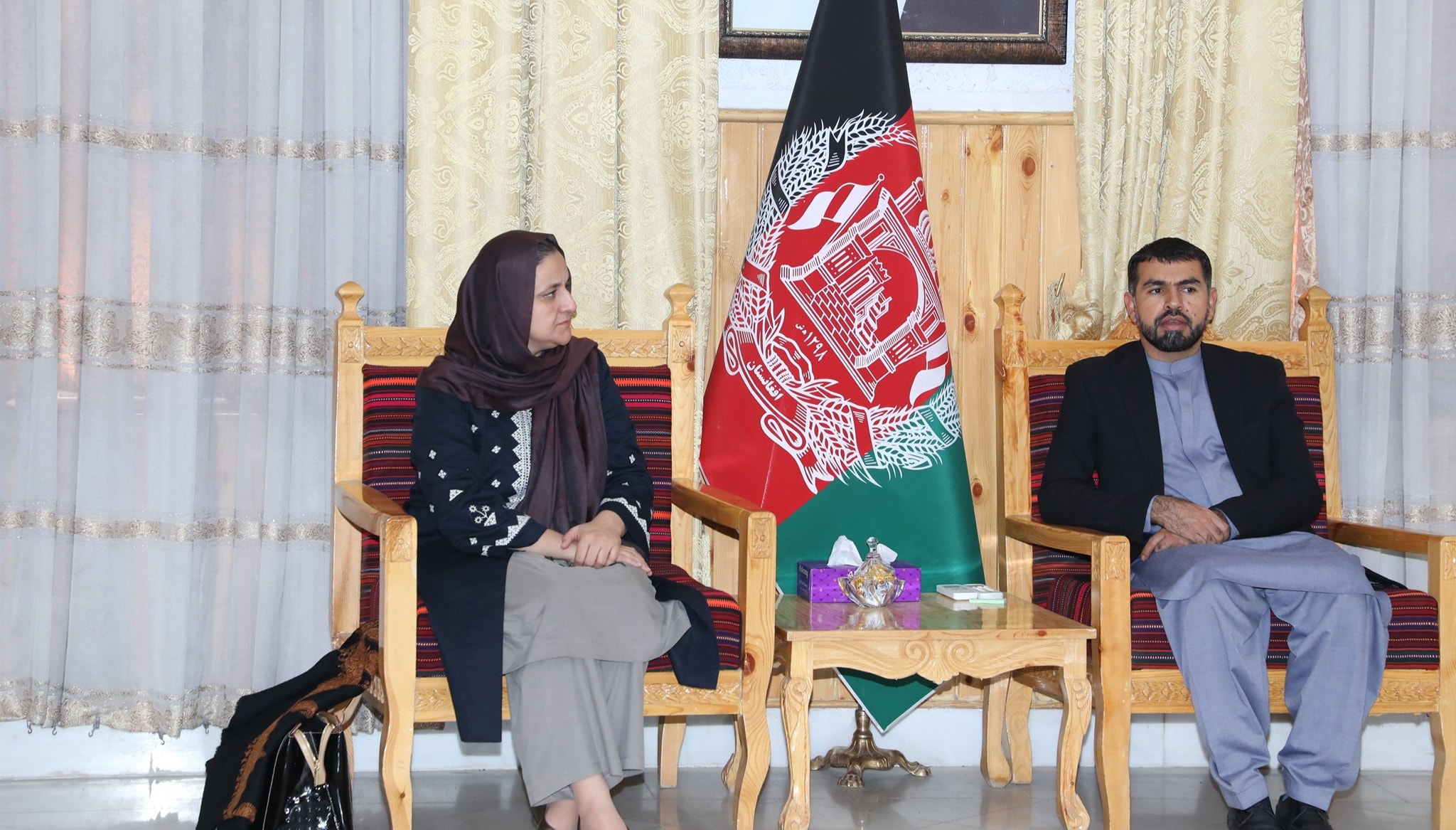 سرپرست وزارت معارف با والی هرات دیدار کرد