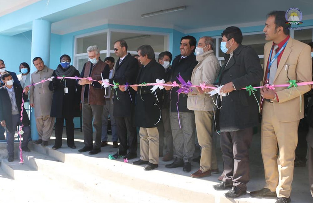 په بامیانو کې د ملي یوالي شهید د ښوونځي نوې ودانۍ پرانیستل شوه