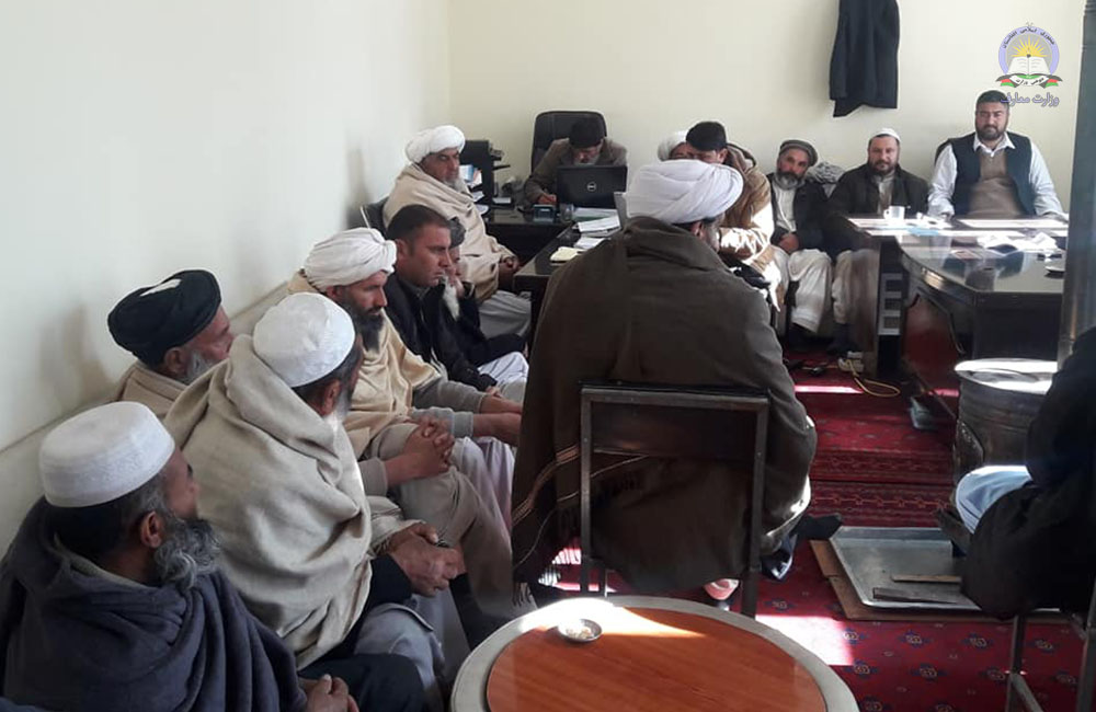 د لوګر په بره کي برک ولسوالۍ کې د پوهنې بهیر په ملاتړ غونډه جوړه شوه