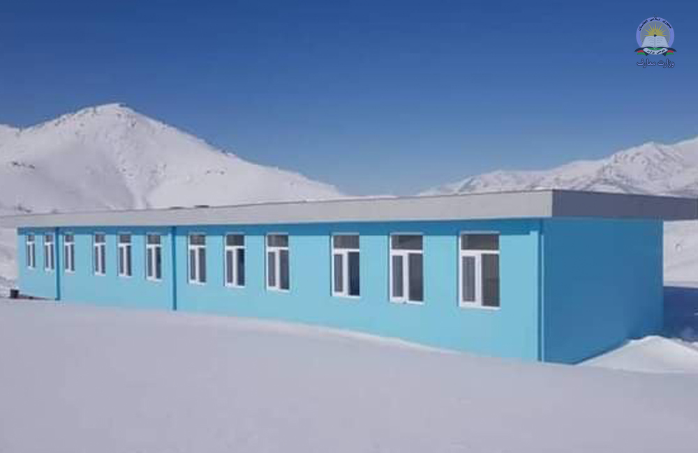 افتتاح تعمیر یک باب مکتب در ولایت میدان وردگ