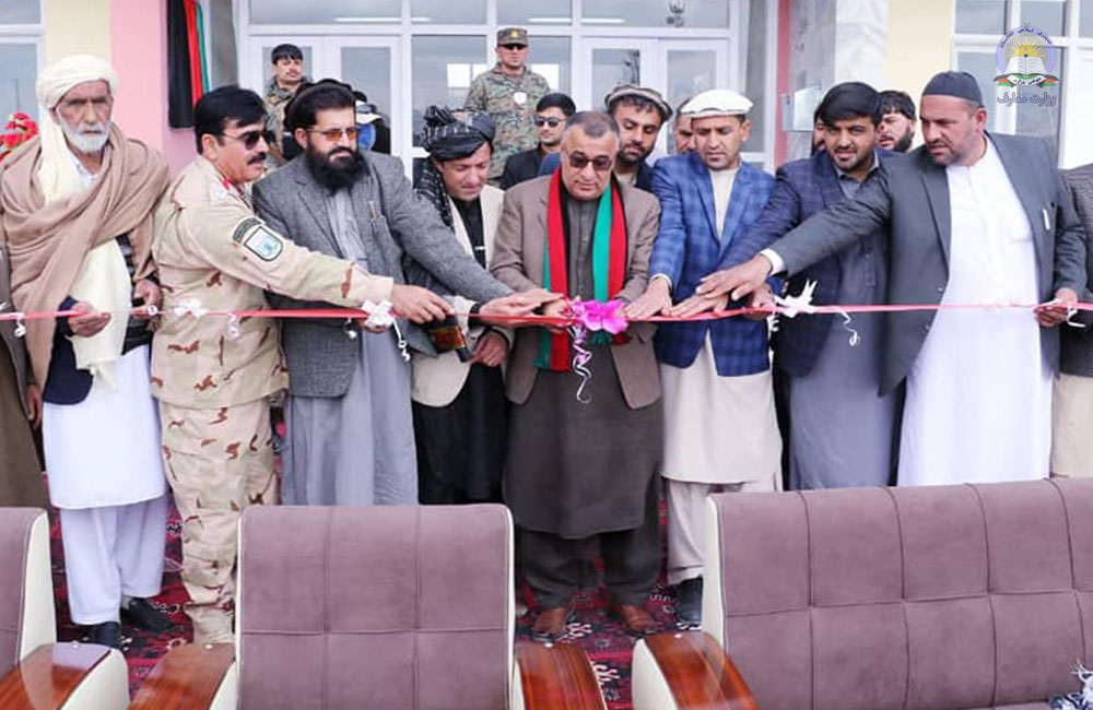 افتتاح تعمیر لیلیه در محوطه لیسه غازی ببرک خان څدران ولایت پکتیا