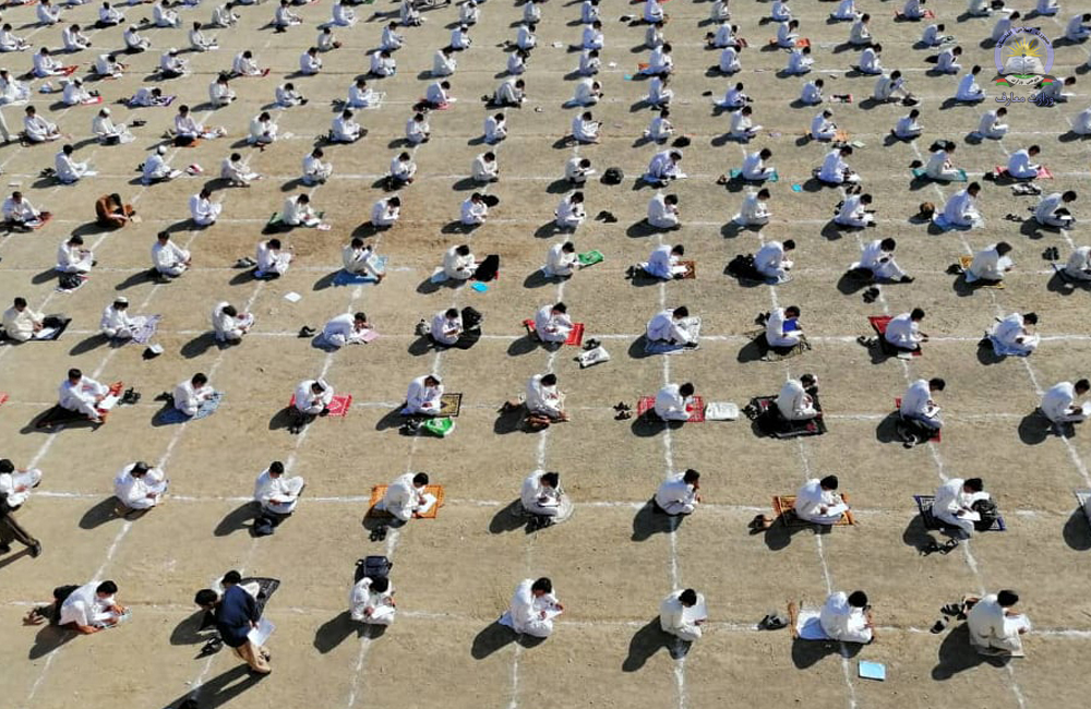 بازدید رهبری معارف ولایت خوست از جریان امتحانات