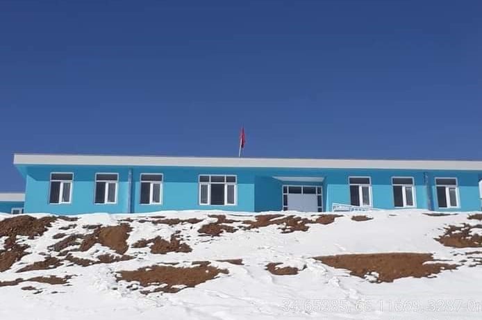 په میدان وردګو ولایت کې یوه ښوونځي ته نوې ودانۍ جوړه شوه