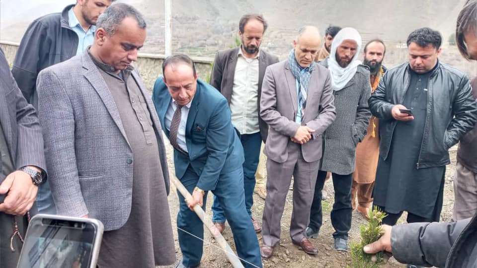 آغاز کمپاین نهال شانی در مکاتب ولایت پنجشیر