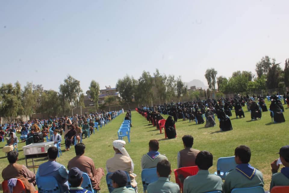 فراه ولايت کې د دولسمو ټولګيو زده كوونكو څخه د كانكور آزمايښتي ازموينه واخيستل شوه