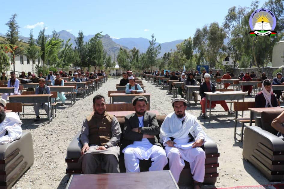 بر گزاری امتحان آزمایشی کانکور در ولسوالی تگاب ولایت کاپیسا