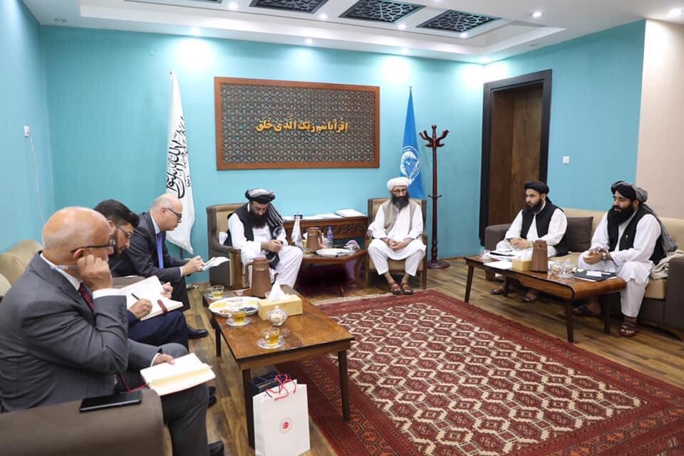 د پوهنې وزارت سرپرست د ترکیې هیواد له سفیر سره وکتل