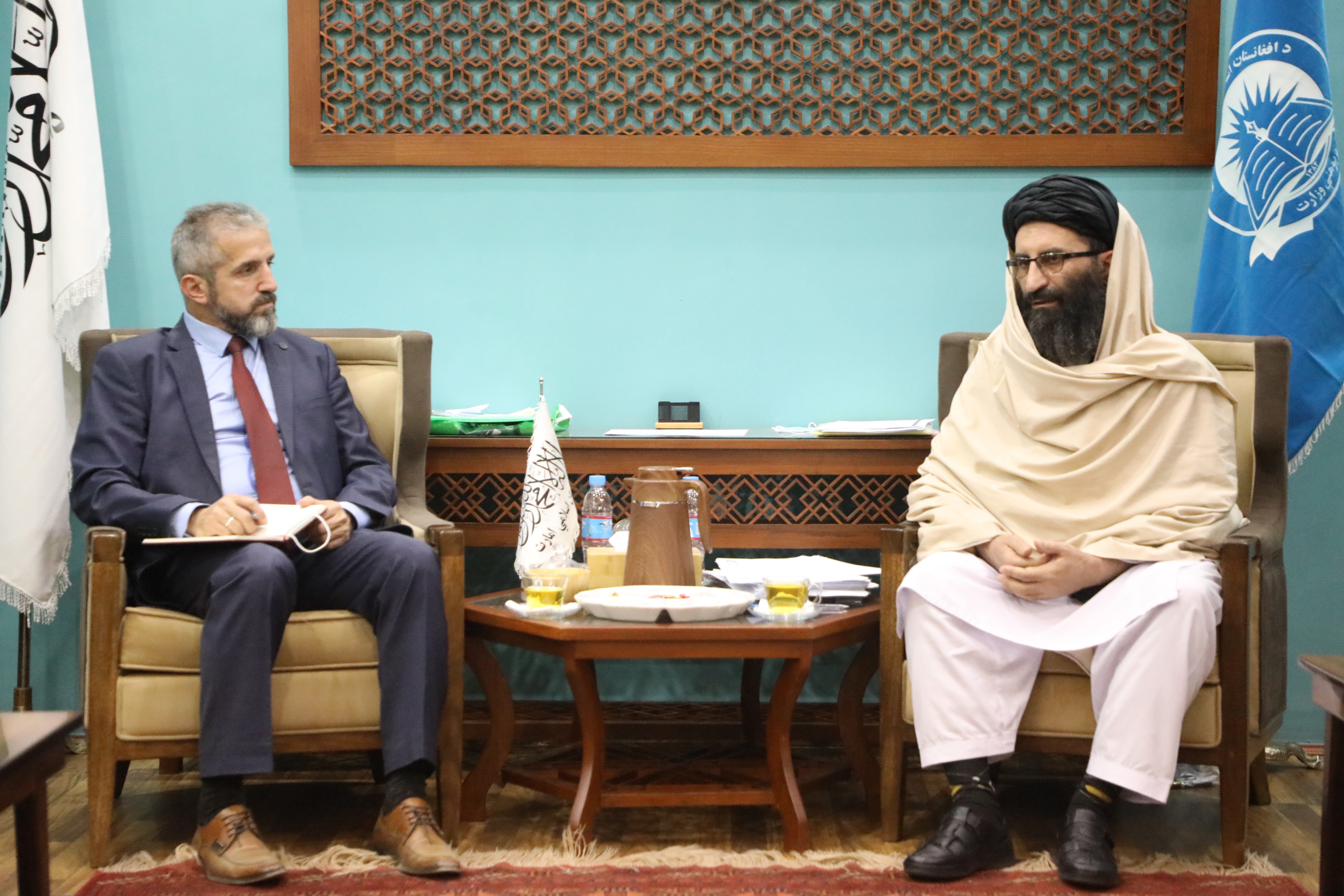 دیدار سرپرست وزارت معارف با رئیس موسسه " تیکا "