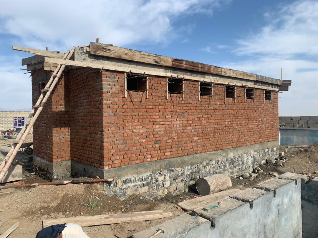 ادامه کار تعدادی از پروژه ها در لیسه بی بی خدیجه ولایت خوست