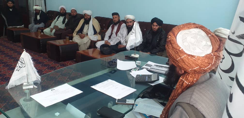 ملاقات رئیس معارف لغمان با علماء و استادان نهاد های اسلامی