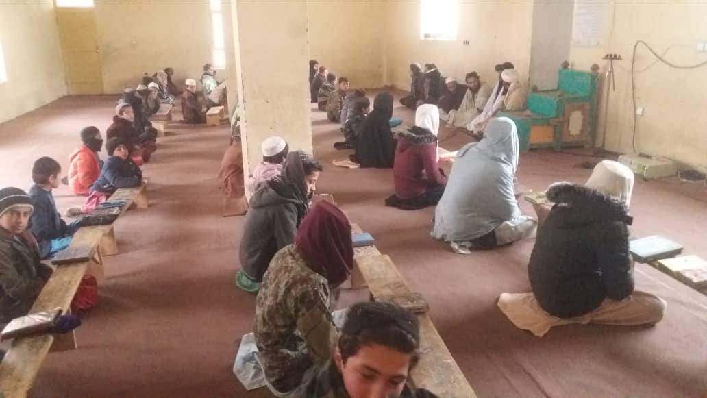 د اله سای ولسوالۍ د ویسه خیلو کلي د فیض القران دارالعلوم څخه لیدنه وشوه.