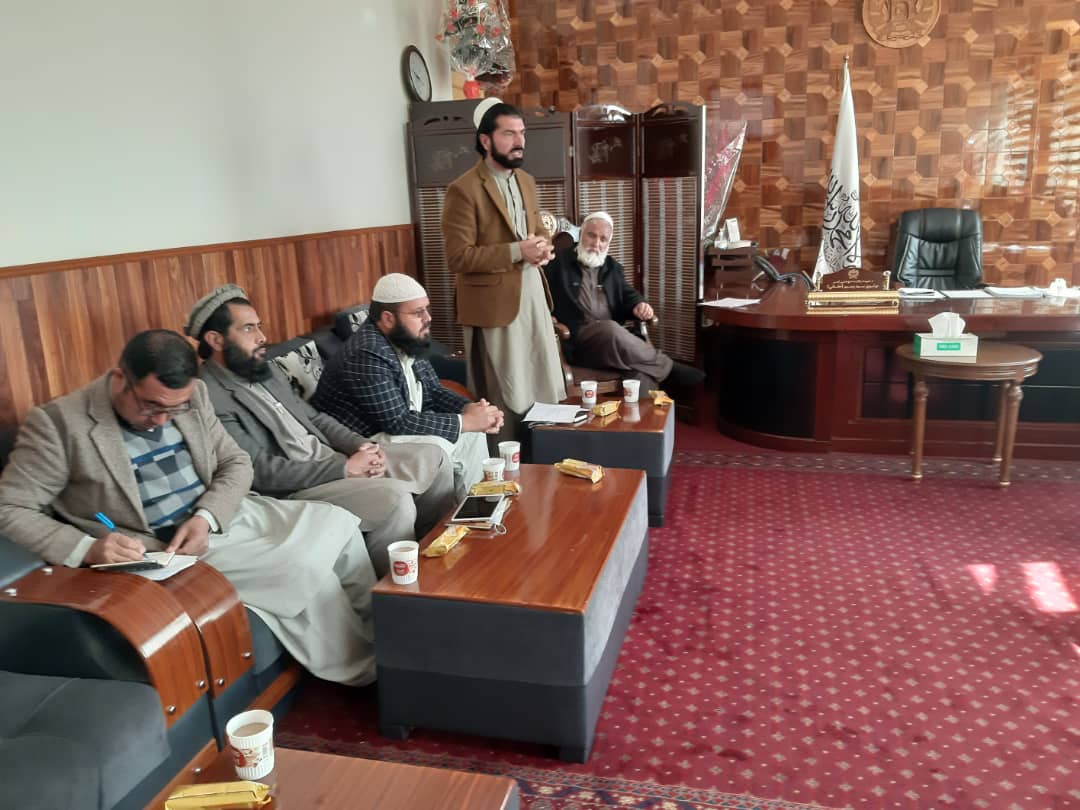 دیدار رئیس معارف خوست با مسئول موسسه( IRC) 