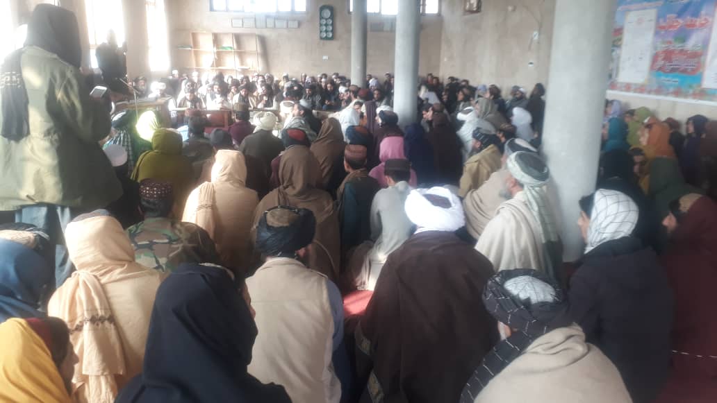 تجلیل از فراغت طالب العلمان مدرسه الجامعه الحقانیه ولایت بغلان