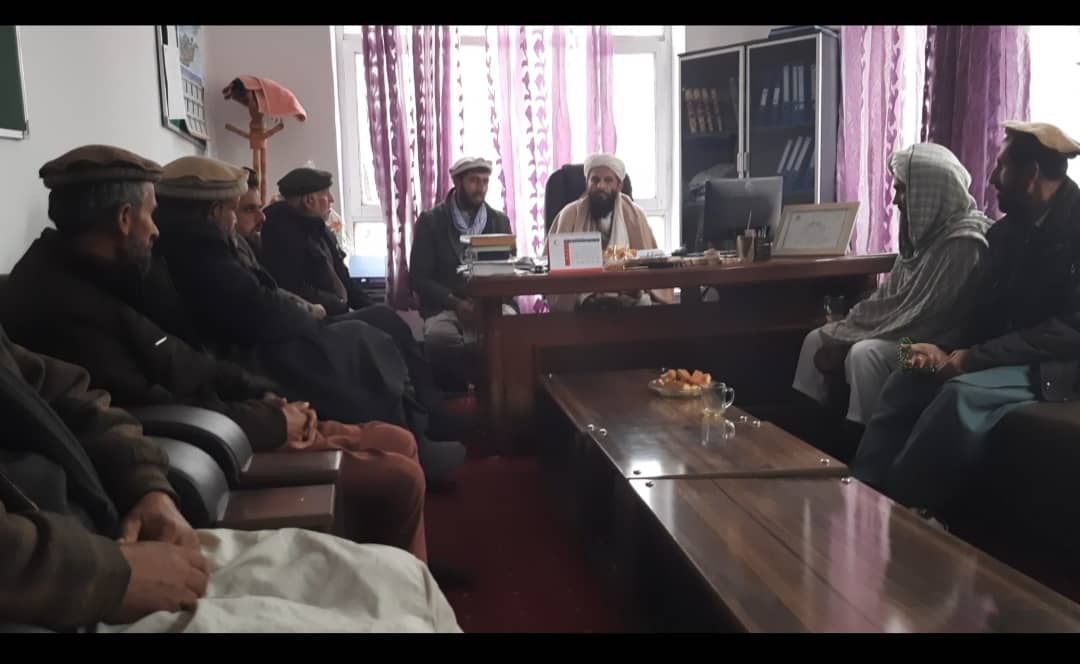 بررسی امور اداری و کاری از نظارت تعلیمی معارف ولسوالی حصه اول،  کاپیسا 