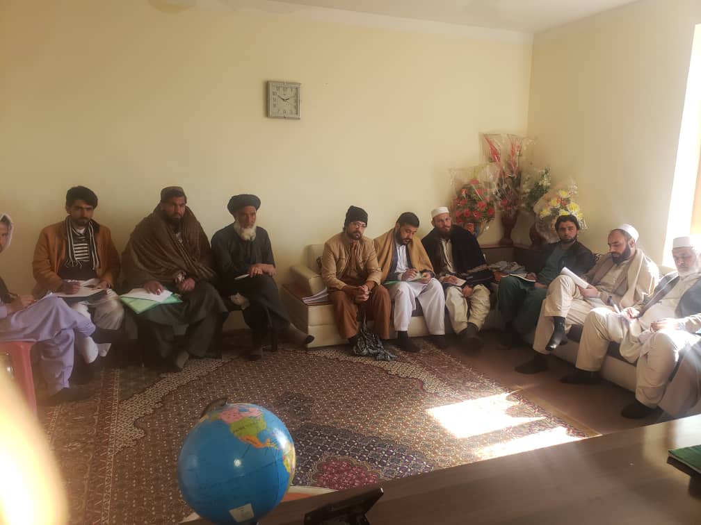 مجلس رهنمودی در آمریت سواد آموزی معارف ولایت لوگر
