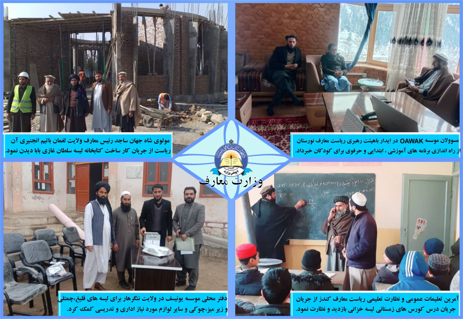 له ولایتونو څخه د پوهنې لنډ خبرونه