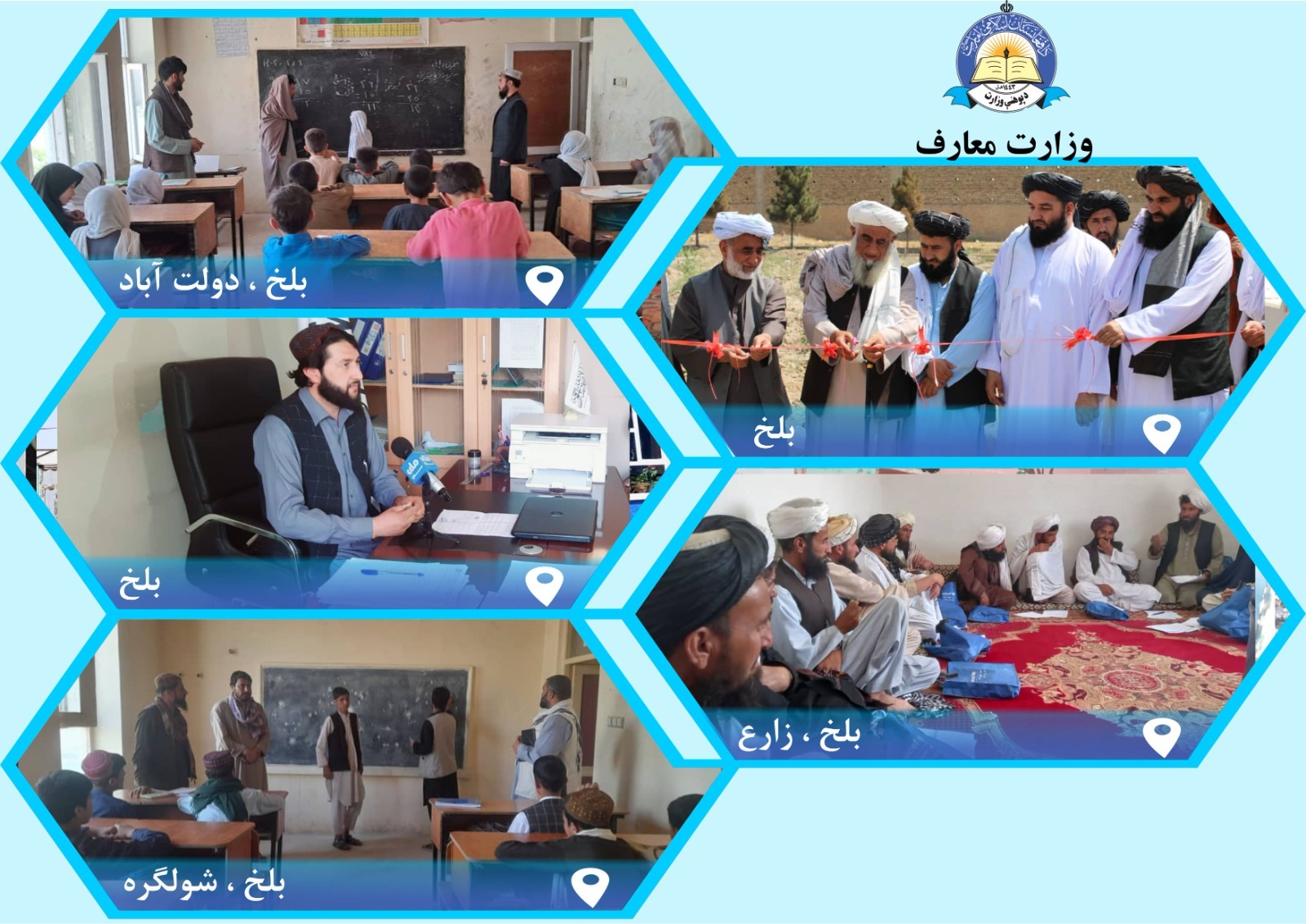 د بلخ  د پوهنې ریاست خبرونه