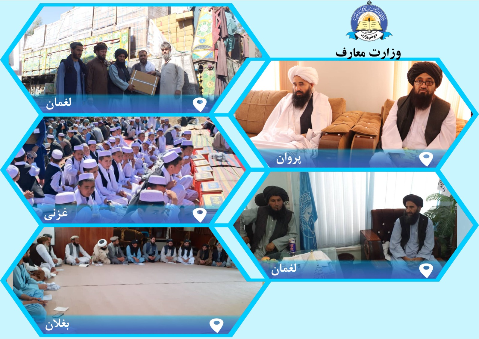 خبر های برخی از فعالیت های معارف ولایات 