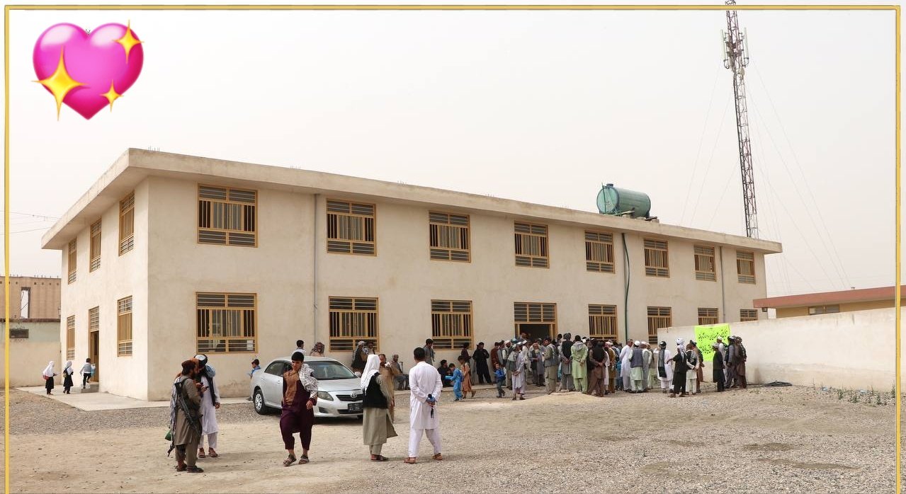 افتتاح و بهره برداری یک باب مکتب در ولایت بلخ